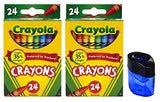 Crayola Crayons (crayons + sharpener)