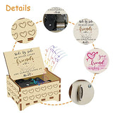JYPLKCMT Friend Gifts for Women,Gifts for Sister from Sister,You are My Sunshine Music Box, Friendship Birthday Gifts from Best Friend, Side by Side or Miles Apart, Friends are Always Close at Heart