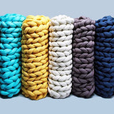 Casaphoria Arm Knitting Yarn Chunky Braid Cotton Yarn for Handmade DIY Throw Blanket Pet Bed,Machine Washable,Beige 3 lbs