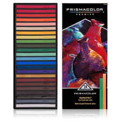 Prismacolor NuPastel Non-Toxic Artists Pastel Stick, 1/4 X 3-1/2 in, Assorted Color, Pack of 24