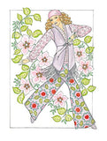 Creative Haven Fabulous Fashions of the 1960s Coloring Book (Creative Haven Coloring Books)