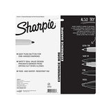 Sharpie 32707 Retractable Permanent Markers, Fine Point, Assorted Colors, 12 Count