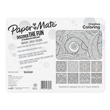 Paper Mate Colored Pencils Adult Coloring Kit, Single and Dual Ended, Assorted Colors with Creative