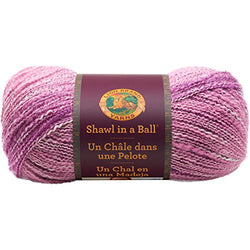 Lion Brand Yarn 828-304 Shawl in a Ball Yarn, One Size, Lotus Blossom