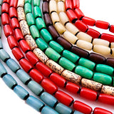 Over 350 Natural Beads for Jewelry Making - Buri and Betel Nut Bead Strands with 2 Free Necklaces