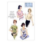 Vogue Patterns Tops, 6-8-10-12-14, Orange