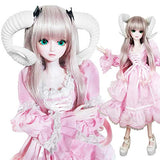 EVA BJD 1/3 BJD Doll 60cm 24" Ball Jointed Dolls Aries SD Action Full Set Figure Bjd + Makeup + Skirt + Wig + Shoes + Accessories