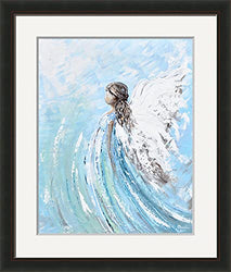 Imagekind Framed Print Entitled, Lifted by Grace Angel Painting by Christine Bell | 12x14