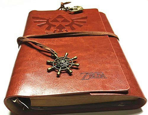 Vintage PU Leather Notebook for Diary, Travel journal and Note,card holder-Legend of Zelda (Basic)