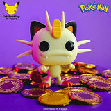 Funko POP Pop! Games: Pokemon - Meowth Vinyl Figure, Multicolor, Standard