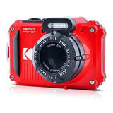 Kodak PIXPRO WPZ2 Rugged Waterproof 16MP Digital Camera with 4X Optical Zoom (Red) and 32GB microSDHC Card with Adapter Bundle (2 Items)