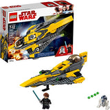 LEGO Star Wars: The Clone Wars Anakin's Jedi Starfighter 75214 Building Kit (247 Pieces)