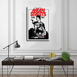 Mean Streets Classic Retro Old Movie 2 Canvas Poster Bedroom Decor Sports Landscape Office Room Decor Gift Unframe:16×24inch(40×60cm)