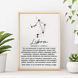 Funny Adult Humor Horoscope Zodiac Constellation Wall Decor Art Print - 11"x14" UNFRAMED - Living Room, Bedroom, Home Business Office - Sarcastic Motivational Wall Poster Sign (LIBRA 11x14)