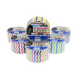 Chevron Duct Tape, Multi Color Patterned Decorative Duct Tape Set (Box of 36)