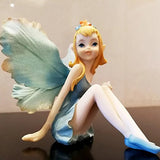 Cicilia Virtus Miniature Fairy Garden Figurines Statues-Little Angele Lady Home Decorative Accessories by