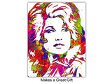 Dolly Parton Posters - Dolly Parton Gifts Set Gift for Dollywood, Country Music Fans, Women - Modern Art Andy Warhol Style Picture Prints - Dolly Parton Wall Art Decor - 8x10 Unframed