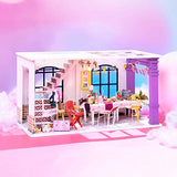 Rolife Wooden Dollhouse Kit Craft for Teens Festival Gift for Party Time