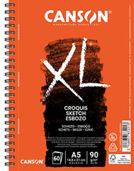 Canson Sketch Pad XL 90 G-QM 14.8 x 21 cm 60 Sheet [Bürobedarf & Stationer]