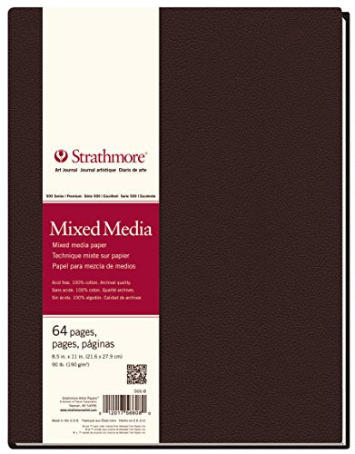 Strathmore Mixed Media Art Journal, 8.5 by 11-Inch, 64 Pages