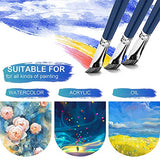 Artist Paint Brushes 18 Pieces - for Acrylic Oil Watercolor Gouache and Face Painting - for Artists Beginners and Kids