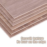 WAR HORSE Walnut Plywood 6PCS 6mm 1/4 12x12 Inch Craft Wood Sheets,Unfinished Walnut Plywood for Laser Cutting and Engraving DIY Projects Drawing Painting Wood Burning and CNC Cutting