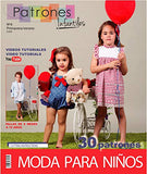 PATRONESMUJER Children's Sewing Pattern Magazine, Nº6. Spring-Summer Fashion, 30 Pattern Models. Sizes 6 Months to 10 Years Old.