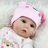 Kaydora Reborn Baby Doll Girl, 22 inch Soft Weighted Body, Cute Lifelike Handmade Silicone Doll