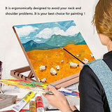 Tabletop Easel A3 Painting Easel with Smooth Surface, Adjustable Angle Art Easel for Artists, Children, Beginners & Student