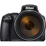 Nikon COOLPIX P1000 Digital Camera (26522) + 64GB Memory Card + Case + Corel Photo Software + EN-EL 20 Battery + Card Reader + HDMI Cable + Deluxe Cleaning Set + Flex Tripod + Memory Wallet (Renewed)