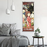 Anime Scroll Poster for Series Character Pattern- Fabric Prints 100 cm x 40 cm | Premium and Artistic Anime Theme Gift | Japanese Manga Hanging Wall Art Room Decor