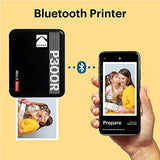 KODAK Mini 3 Retro 4PASS Portable Photo Printer (3x3 inches) + 68 Sheets Bundle, Black