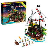 LEGO Ideas Pirates of Barracuda Bay 21322 Building Kit, Cool Pirate Shipwreck Model with Pirate Action Figures for Play and Display, Makes a Great Birthday (2,545 Pieces)