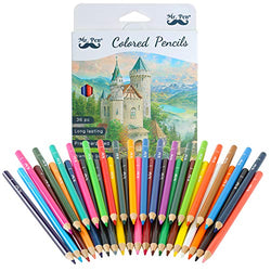 Mr. Pen- Colored Pencils, 36 Pack, Soft Core, Colored Pencils for Adult Coloring, Coloring Pencils, Color Pencils for Kids, Color Pencil Set, Coloring Pencil, Map Pencils, Wooden Colored Pencils