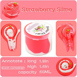 12 Pack Fruit Butter Slime Kits for Kids, with Watermelon, Lemon, Peachybbies, Strawberry, Avocado and Cherry Charm,Cute Stuff for Girls Fragrant DIY Slime, Stress Relief Toys for Girls and Boys.