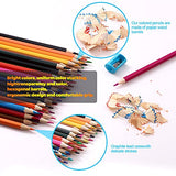 LNNMEI Colored Pencils Art Supplies 72 Premium Colored Coloring Pencils Set Oil based Color Pencils for Drawing, Sketching, Shading, Coloring Pencils for Adults, Beginners and Artists