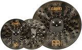 Meinl Cymbal Set Box Pack with 14" Hihats, 20" Ride, 16" Crash, Plus a FREE 18" Crash - Classics Custom Dark - Made In Germany, TWO-YEAR WARRANY (CCD460+18)