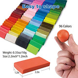 Craft Spot! 92 Colors Polymer Clay, 0.7 oz/Block Soft Oven Bake Modeling Clay Kit, DIY Craft Clay with 100+ Accessories for Beginner, Best Gift for Girls and Boys 3+