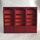 SOONHUA 1:12 Mini Dollhouse Accessories Mini Bookshelf Display Cabinet Bookcase Furniture Children Doll House Toys