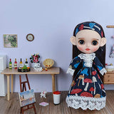 leoglint Blythe Doll Clothes, Dress Clothing for Blythe Doll 30 cm 1/6 Bjd Dolls Azone ICY Licca Doll