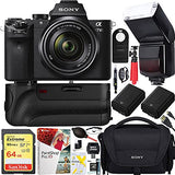 Sony Alpha a7II Mirrorless Interchangeable Lens Camera with 28-70mm F3.5-5.6 OSS Lens Bundle with 64GB Memory Card, Dual Battery, Bag, Table-top Tripod, Paintshop Pro 2018 and Accessories (10 Items)