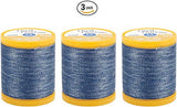 Coats & Clark Inc. Dual Duty Plus Denim Thread, 125-Yard, Denim Blue (3)