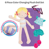 Adora Interactive Doll with UV Light Activated Bathing Suit - 12 inch Plush Doll Sunshine Friends Summer