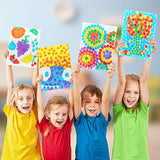 Glokers 6 Jumbo Dot Paint Markers for Preschoolers - Washable, Non-Toxic Paint for Kids
