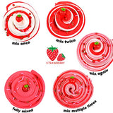 CIOAIWAE Butter Slime Kit,Strawberry Slime Super Soft and Non-Sticky, Party Favors Slime Toys for Girls Boys (7oz 200ML)