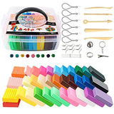Chrider 36 Colors Polymer Clay Starter Kit, Oven Bake Clay, 5 Sculpting Tools and Supplies, Accessories and Storage Box. Non-Stick, Ideal DIY Gift for Kids