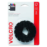 VELCRO Brand - Sticky Back Hook and Loop Fasteners | Perfect for Home or Office | 5/8in Coins |