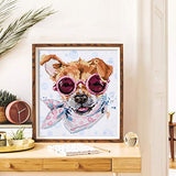 Diamond Painting Kits for Adults Paint by Numbers Diamond Art Kits 5d Diamond Painting Kits for Kids Paint with Diamonds Gem Painting Kit Sophista Puppy Dog 12.6" x 13.8"