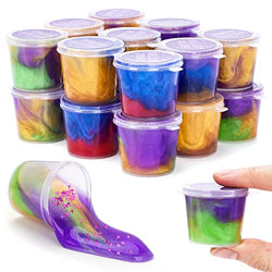 Slime Party Favors for Kids: 6-7-8-9-10 Year Old Girl Boy Gifts Mini Slime Set Toys for Girls Age 5-11 Birthday Present Not-Sticky Slime Kits for Adults Party Supplies for Easter Basket Stuffers 20PCS
