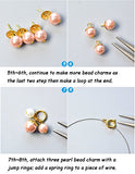 Kissity 20 Styles Golden Jewelry Finding Starter Kits Bails Earring Hooks Earring Backs Earnuts